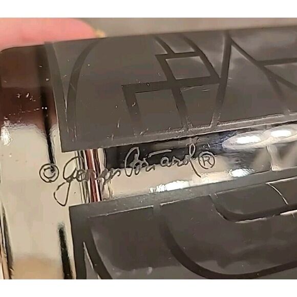 Georges Briard Double Old Fashion Glasses Art Deco Gray Geometric Design MCM (5) - Picture 16 of 16